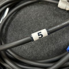 Lot Of 5 Powercon Grey To Blue 5 Ft Extension Adapter Cable 20A 250 Brand New