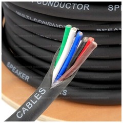 AEI 12 Gauge AWG PA DJ Pro Audio Raw Speaker Cable 6-core PER FOOT | Qty1 = 1 ft