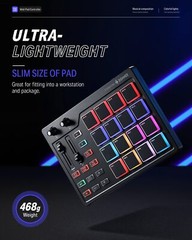 Donner DPD-16 STARRYPAD USB MIDI Keyboard Pad Beat Maker With Fader Drum Machine