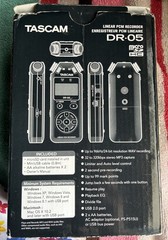 TASCAM DR05V2 Stereo Portable Digital Audio Recorder DR-05 Version 2~Used