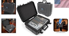 Customizable 16″ DJ Mixer Hard Case for Travel – Organize Your Gear Effortlessly
