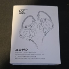 KZ ZS10 PRO In-Ear Monitors, High Sensitivity Treble, Powerful Bass, 4 Armature…