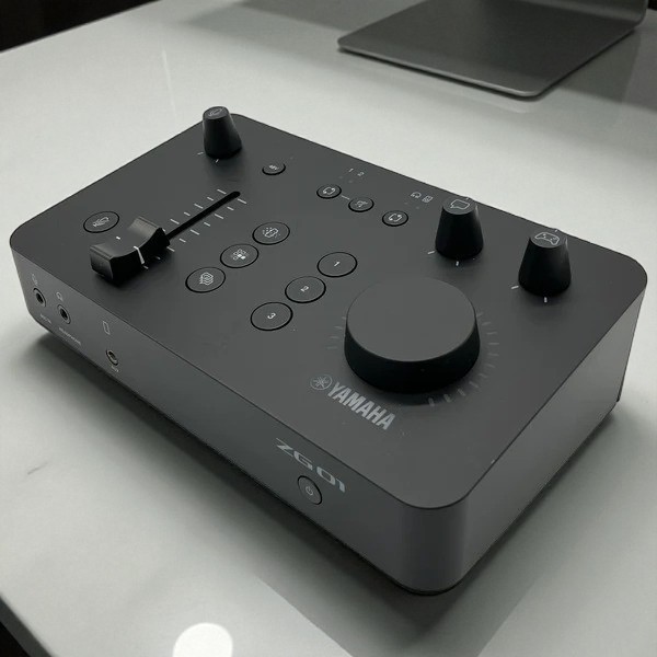 YAMAHA ZG01 Game Streaming Audio Mixer USB Voice Chat Interface Black Used Japan