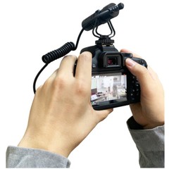 Shotgun Microphone Audio Supercardioid Mic For Smartphone DSLR Camera iPhone PC