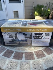 D-Line Cable tidy unit , Power Strip Holder, Floor Outlet Hiders, Desk Co…NEW