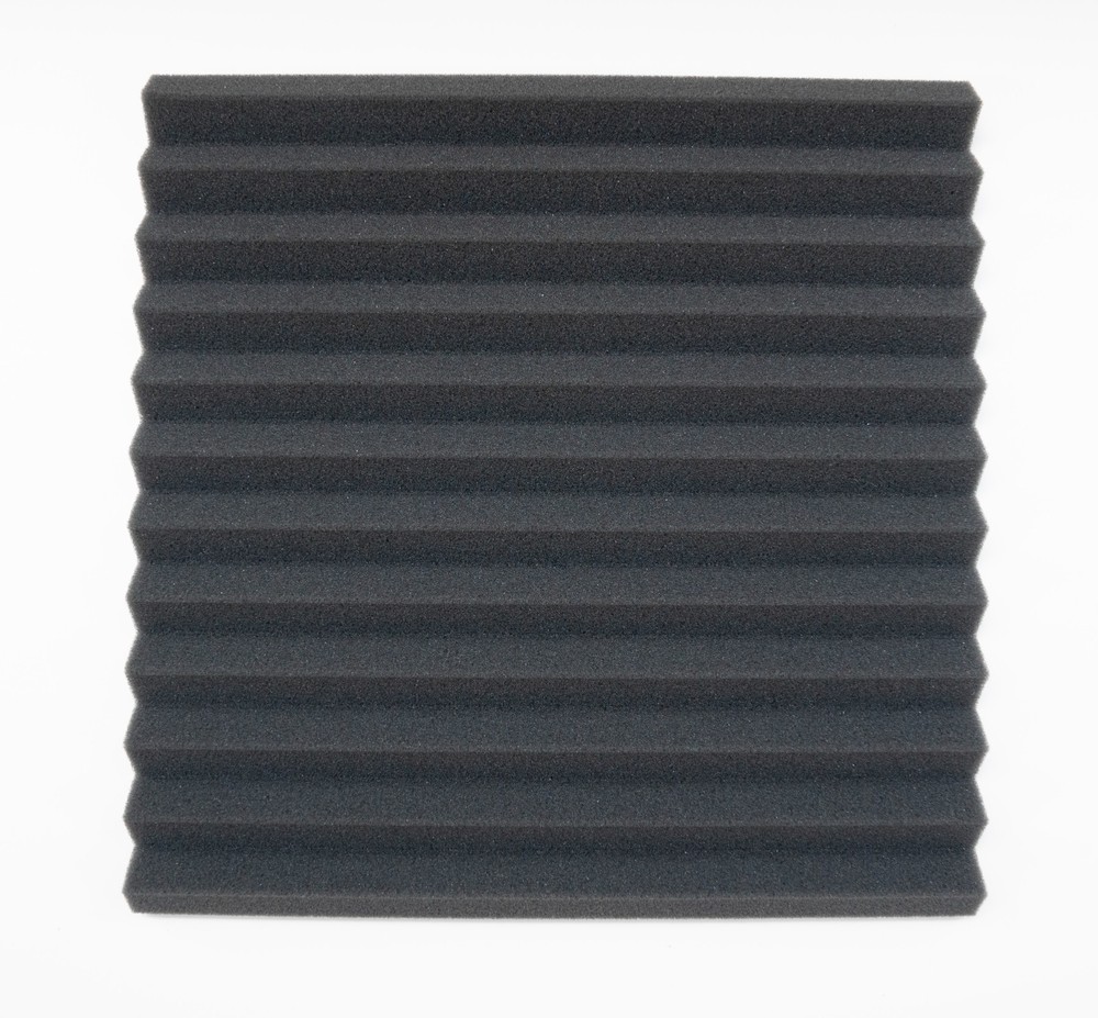 Lot of 48 – Acoustic Foam Panel Wedge Studio Sound Dampening Wall Tiles 12x12x1