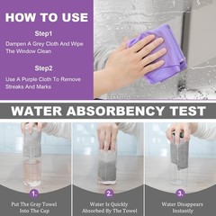 Norwεx – Basic Package – Microfiber – Window & Enviro Cloth. Just water – w