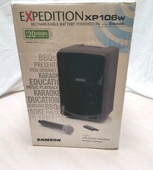 Samson Expedition XP106 Portable System Bluetooth PA Wireless Microphone 100W