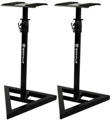 (2) Rockville Adjustable Studio Monitor Speaker Stands For Blue Sky SAT 6D