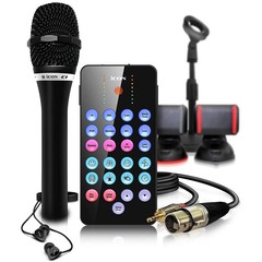 Icon LivePod Plus Streaming Bundle w/C1 Microphone, Earbuds, Stands, Cables, and