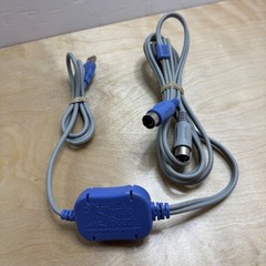 Turtle Beach USB to MIDI Interface Cable TB450-3600-01 Gray Blue 5-Pin DIN