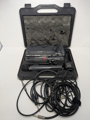2x SAMSON VHF-FM TRUE DIVERSITY RECEIVER Model SR-22 w/ Shure SM58 Mic Capsule