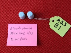 2 ea x Knob for Allen & Heath MixWizard W23 Mixer – Sky Blue