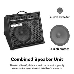 Donner DDA-35 Electric Guitar Amplifier Speaker 35W Electronic Drum Keyboard Amp