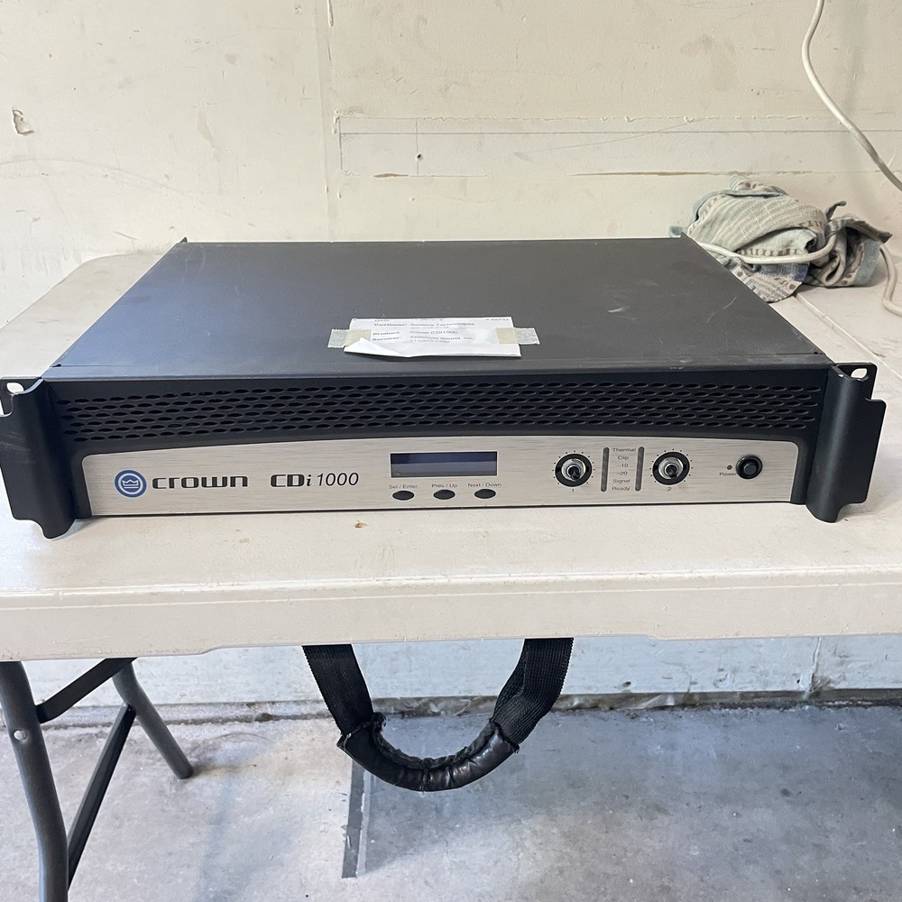 Crown CDi 1000 2-Channel 1000W Rack-Mount Power Amplifier