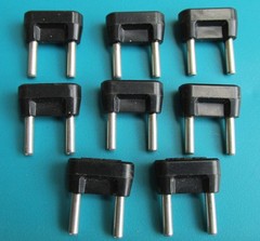 Vintage FOSTEX RCA JUMPERS-LOT OF 8-Phono Link-U Link-Rare-L@@K!