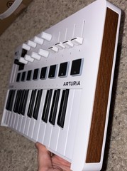 Arturia MiniLab 3 – MIDI Keyboard Controller – White, Does NOT Include Software