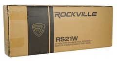 (2) White 21” Steel Stands For Revel Performa3 M105 Bookshelf Speakers