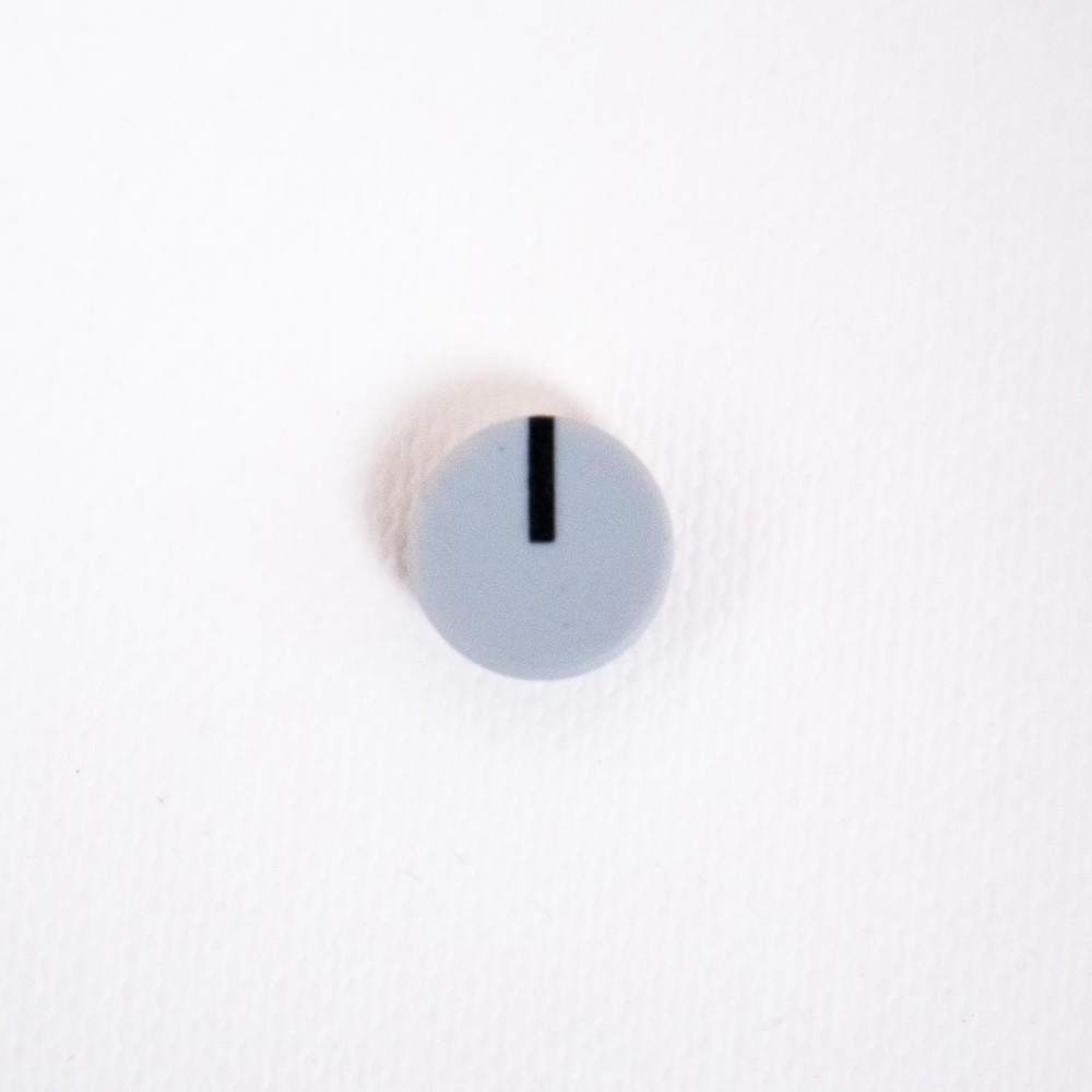 PixelGear 9mm Gray Knob Cap Black Indicator Line for Rane/Symetrix Replacement