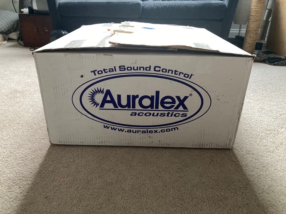 AUROLEX STUDIOFOAM DST-114 ACOUSTIC PANEL 24 PACK CHARCOAL TUBETAK ADHESIVE +