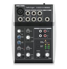 Behringer XENYX 502S 5-Input Analog Mixer with USB Streaming