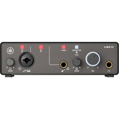 Yamaha UR12MK3 2-in/2-out USB-C Audio Interface – Black
