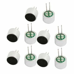 10pcs Electret Condenser Microphone Cylindrical High Sensitivity -30-44dB 9x7mm