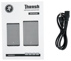 (2) Mackie Thrash215 15″ 1300W Powered Active DJ PA Speakers Thrash 215