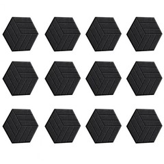 12 Pack Sound Proof Foam Panels Noise Reduction Acoustic Panels Self-Adhesive US