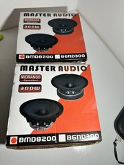 4 x Master Audio BMD8200 6.5″ Midrange 150 Watt RMS Speaker 150Hz – 8kHz 100dB