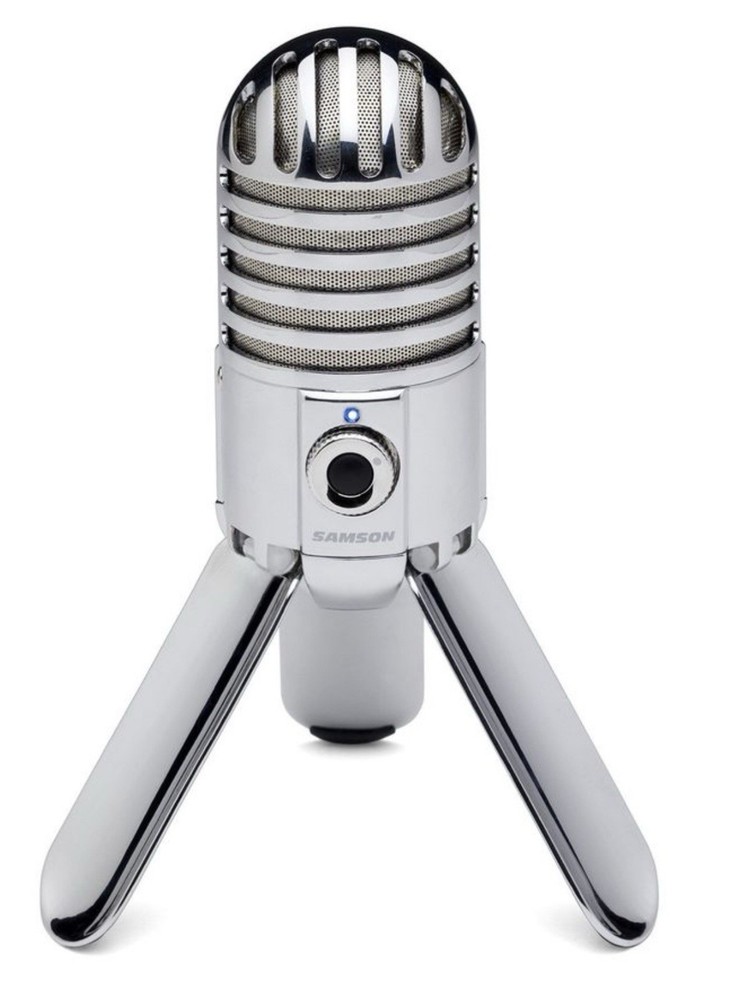 Samson Meteor USB Studio Condenser Chrome Mic Microphone for Home, Professional