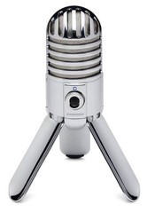 Samson Meteor USB Studio Condenser Chrome Mic Microphone for Home, Professional