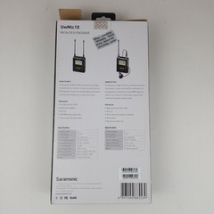 Saramonic UwMic10 UHF Wireless Lavalier Mic System RX10 TX10 96Ch Complete