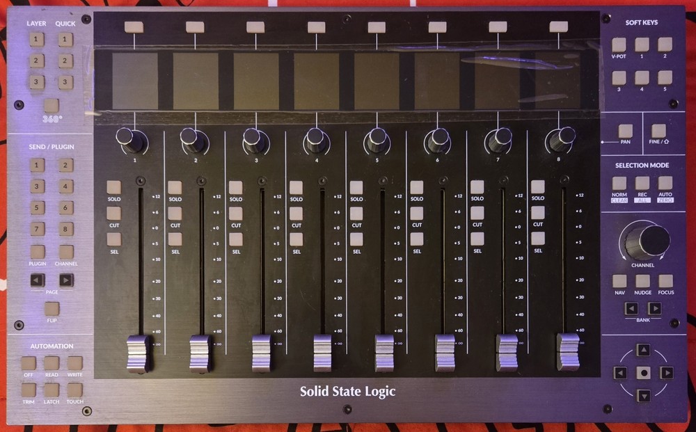 Solid State Logic SSL 360° 8-Ch DAW Controller USB w/ Bus Comp,, Both Console