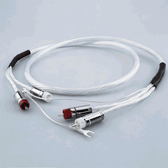 HiFi Audio RCA Cable Silver Plate 8N OCC Signal Cord with Ground Wire Lotus Plug
