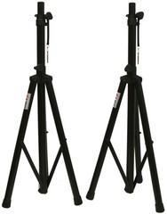 Pro Audio DJ Pa Speaker Tripod Stands W/ 15Ft Speakon To 1/4″ Cables Package New