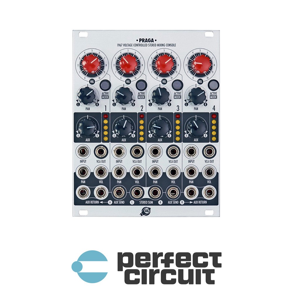 XAOC Devices Praga Voltage Controlled Mixer EURORACK – NEW – PERFECT CIRCUIT