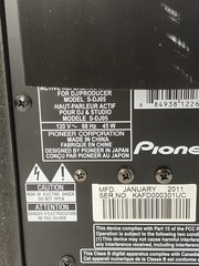 Pioneer S-DJ05 5″ Active 2-Way Reference Studio Monitor Speakers (repaired Cone)