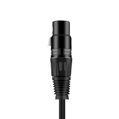 XLR Cable XLR Microphone Cable 3 Pins Right Angle Male to Female Balanced Cord