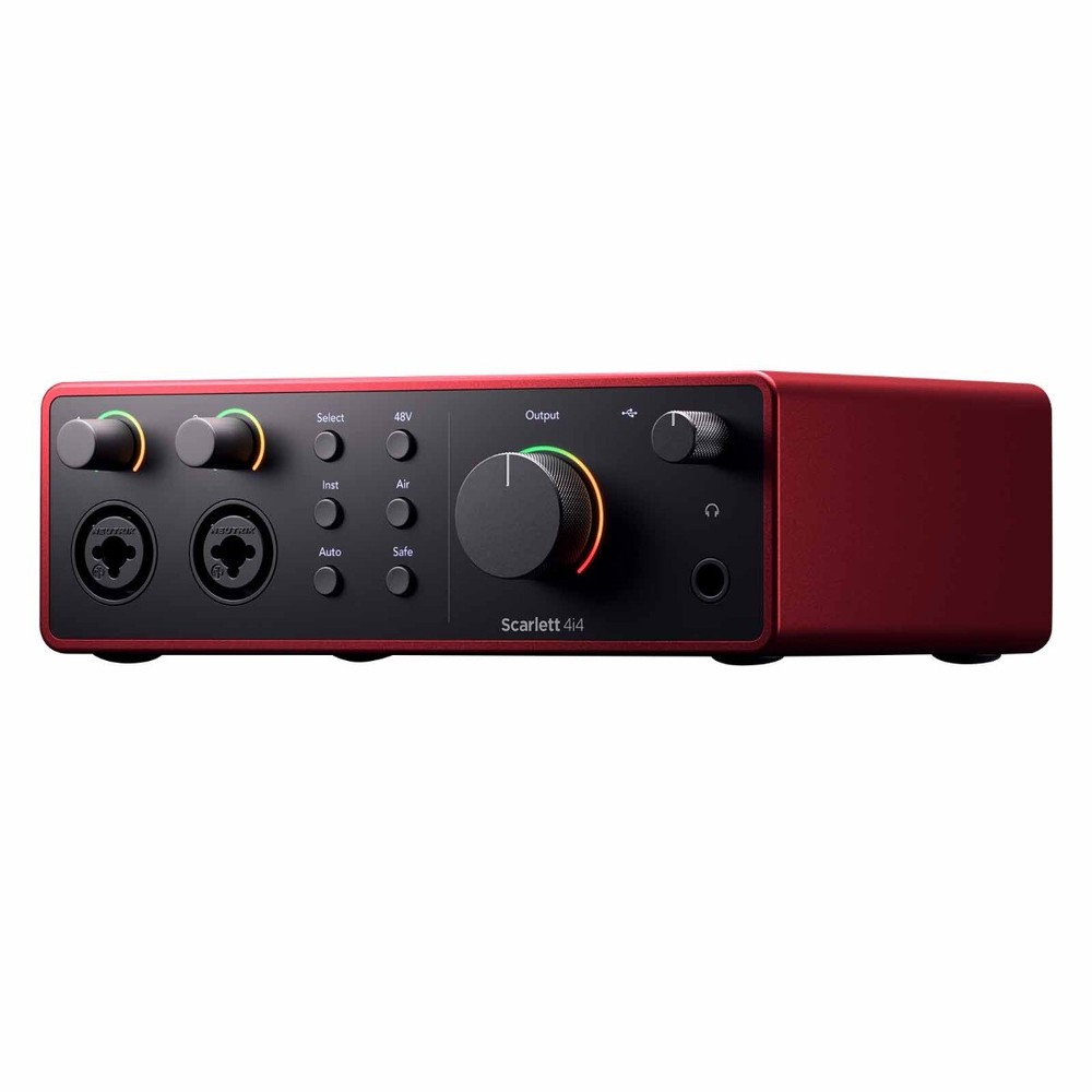 Focusrite Scarlett 4i4 4th Gen 4-in 4-out USB Audio Recording Interface