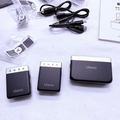Wireless Lavalier Microphone with Charging Case,AI Noise Reduction, 8GB, AM18