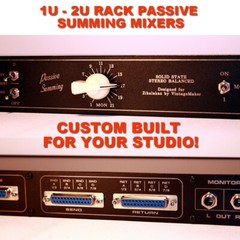 Order Your Custom Analog Summing Mixer & Studio Monitor Controller NEW!