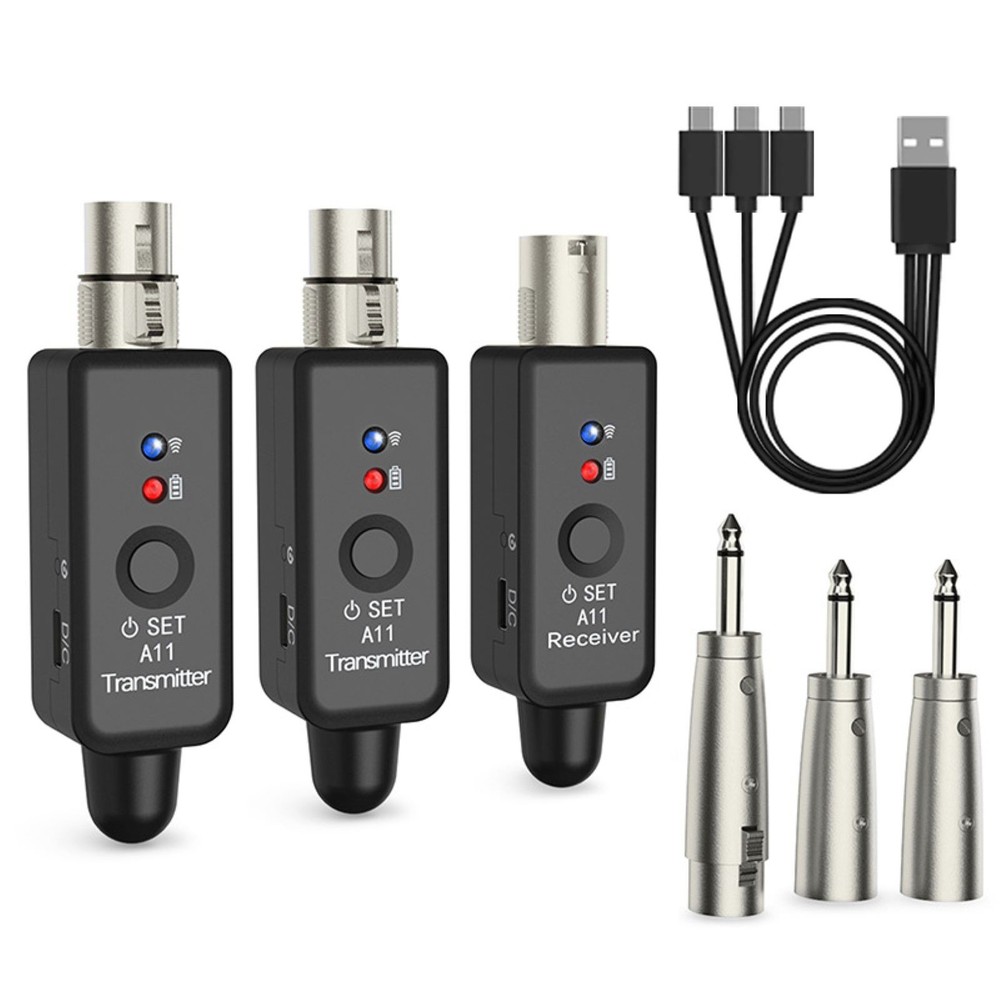 1set Wireless Microphone Transmitter&Receiver UHF XLR Adapter Widely Applicant