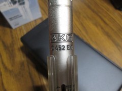 Rare 1 NOS AKG C 452 EB C452EB Mic Microphone