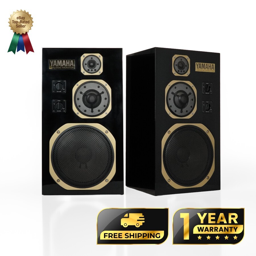 Yamaha NS-1000M Studio Monitor Speakers (Pair) – Restored – 1-Year Warranty