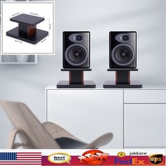 Pair Desktop Speaker Stand Studio Monitor Mount 6″ High Tabletop 15kg Load