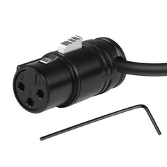 QIANRENON XLR Female Right Angle Plug