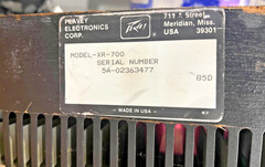 Peavey XR-700 Dual Powered Tabletop Mixing Console 120Vac 60Hz Tested