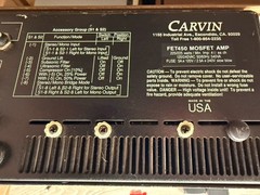CARVIN MOSFET FET 450 Power Amplifier Rack Mount 450 Watts – Parts/Repair Only