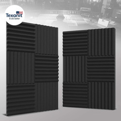 52 Pack Acoustic Panels 1 X 12 X 12 Inches – Acoustic Foam – High Density- Sound